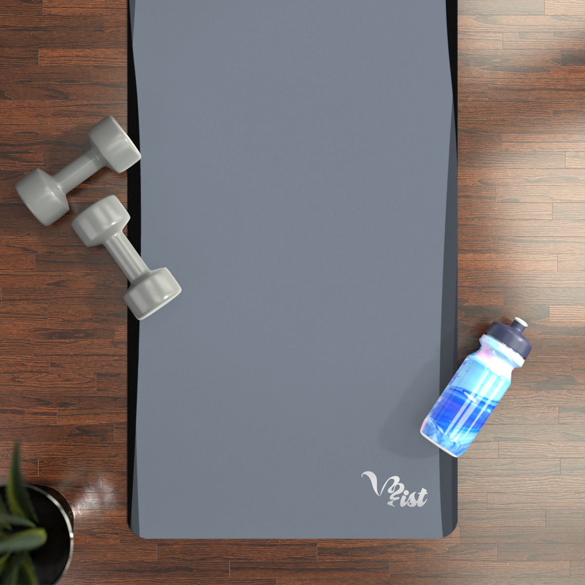 VibraMist™ Premium Non-Slip Rubber Yoga Mat | Microfiber Suede Top, Full Print