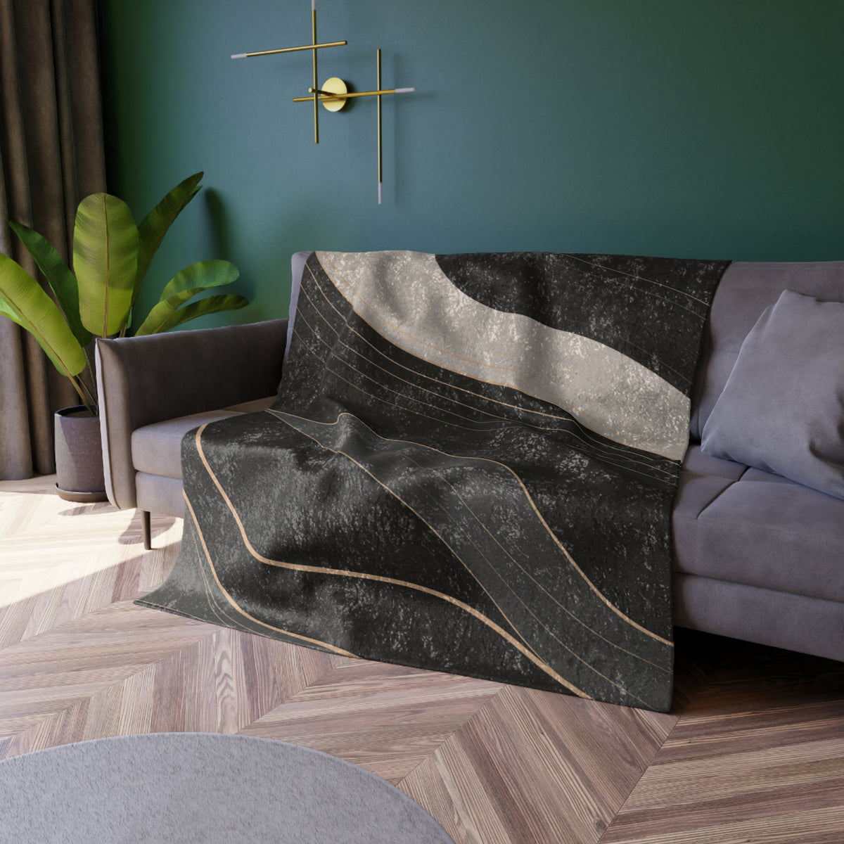 VibraMist™ Ritual Velvet Throw Blanket