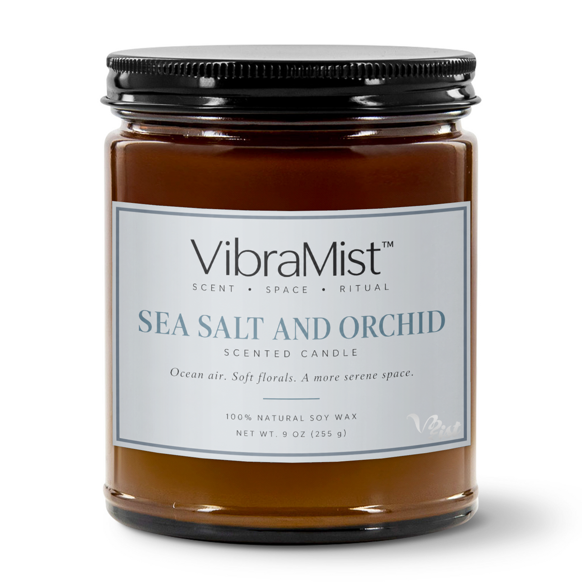 VibraMist™ Atmosphere Candle — Sea Salt + Orchid