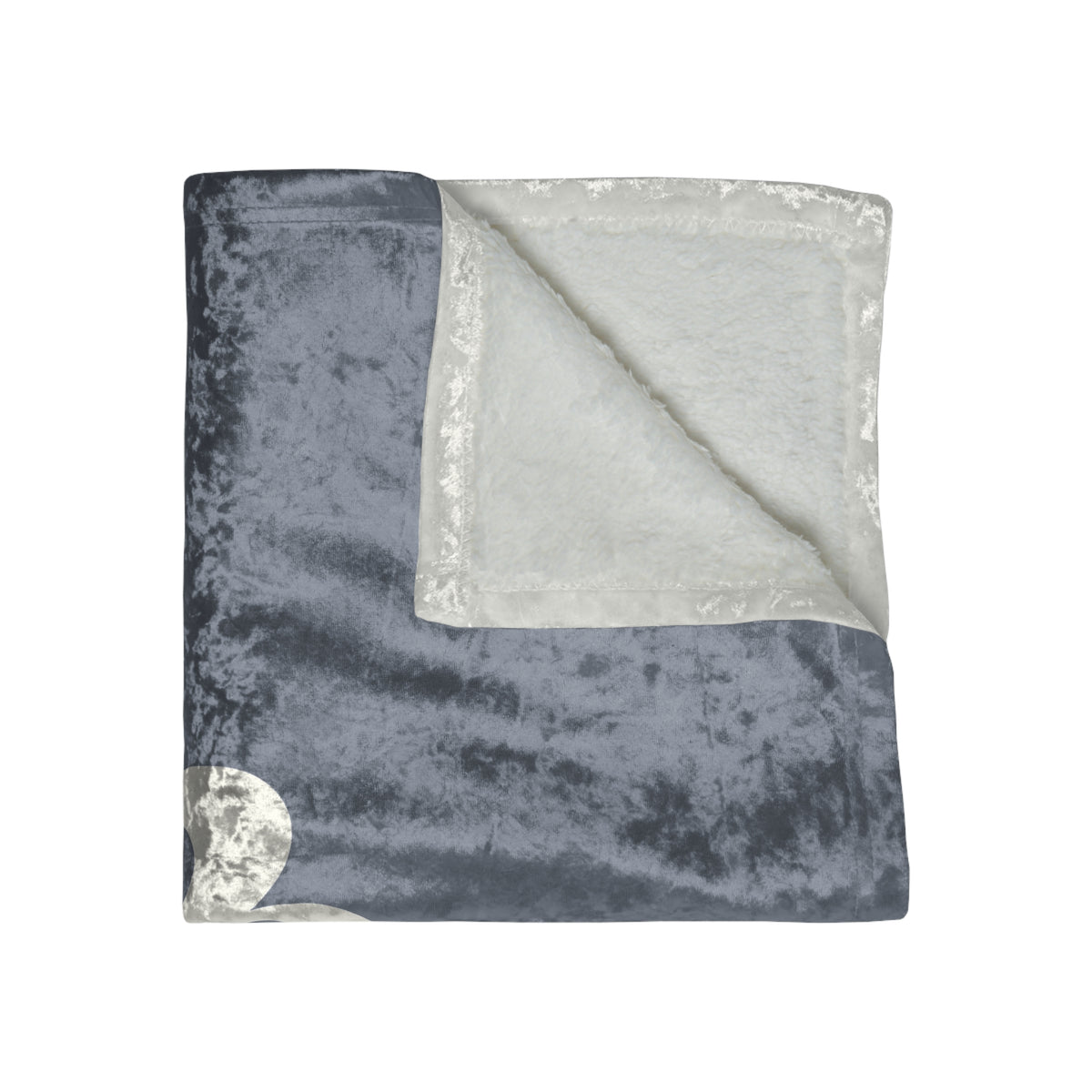 VibraMist™ Crushed Velvet Throw Blanket | Custom Print, 50" × 60", Shiny Finish