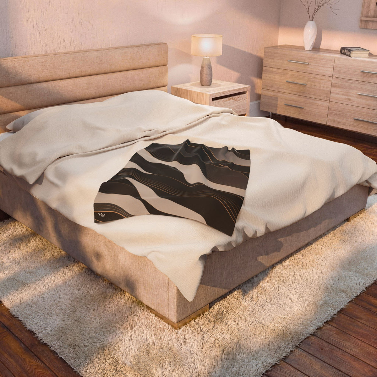 VibraMist™ Driftwood Plush Blanket