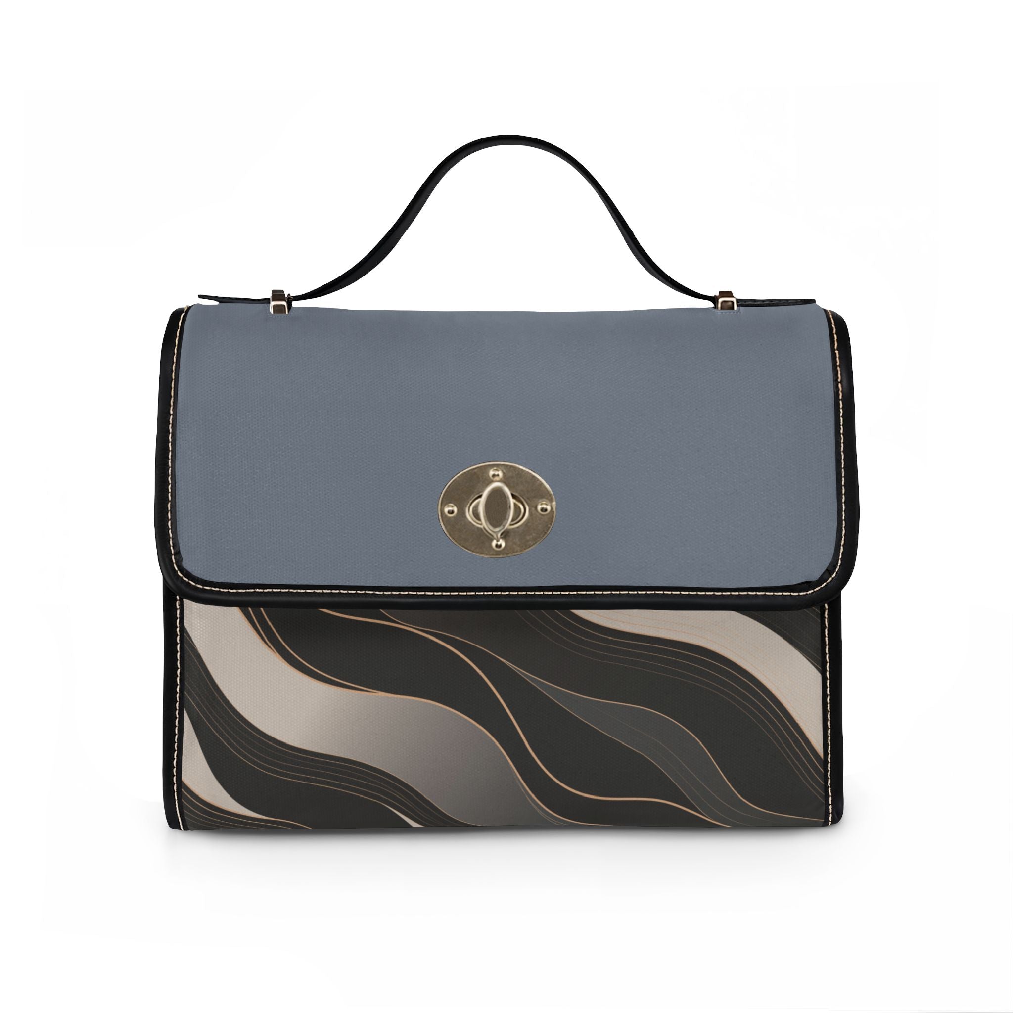 VibraMist™ Classic Handbag | Vegan Leather Handles & Adjustable Strap