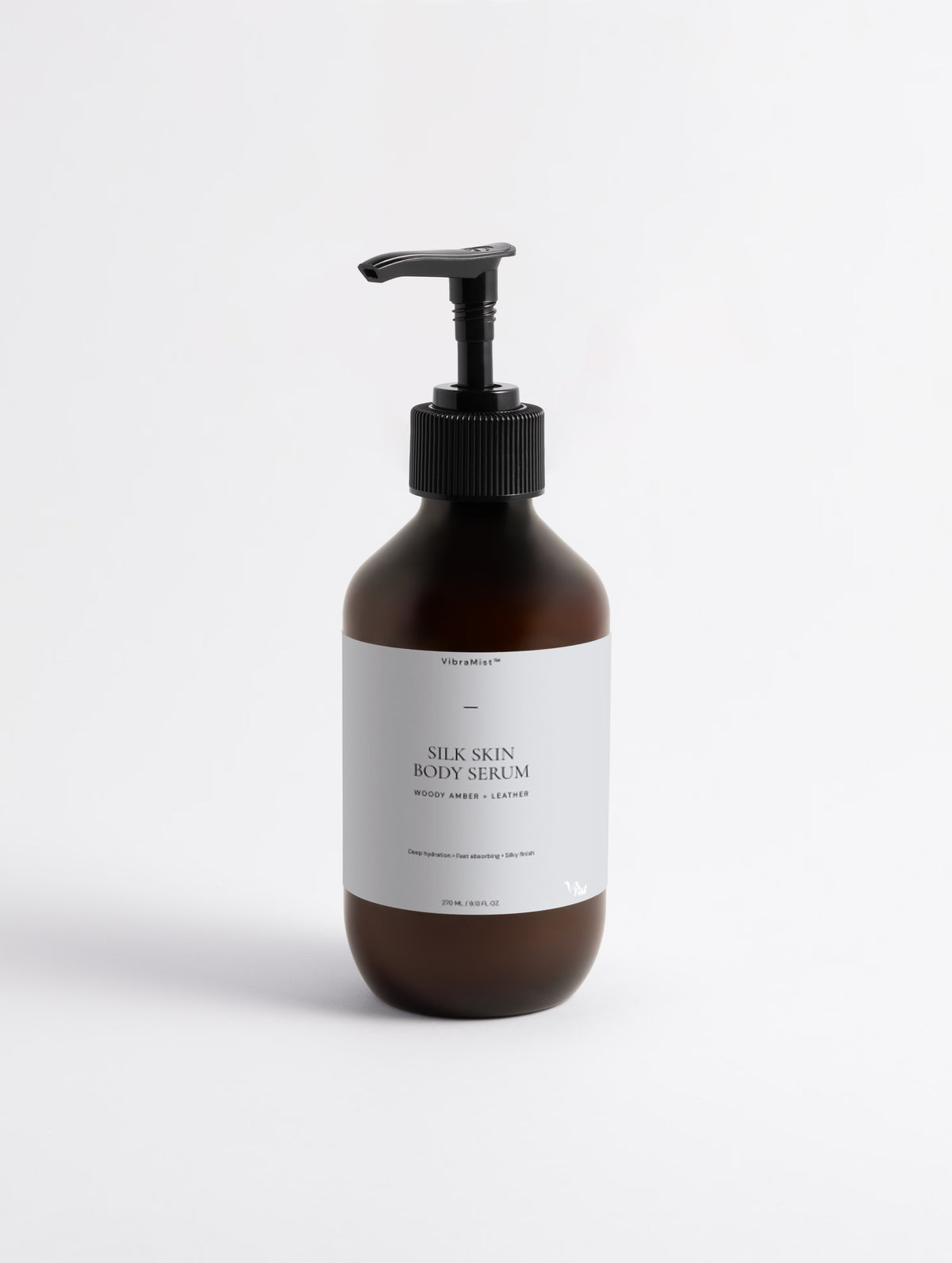 VibraMist™ Silk Skin Body Serum - Woody Amber + Leather