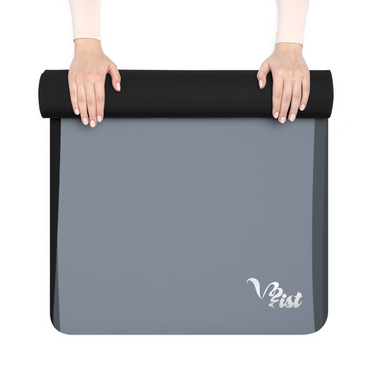 VibraMist™ Premium Non-Slip Rubber Yoga Mat | Microfiber Suede Top, Full Print