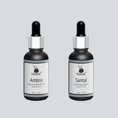 AMBRE AND SANTAL AIR FRESHENER OIL BUNDLE