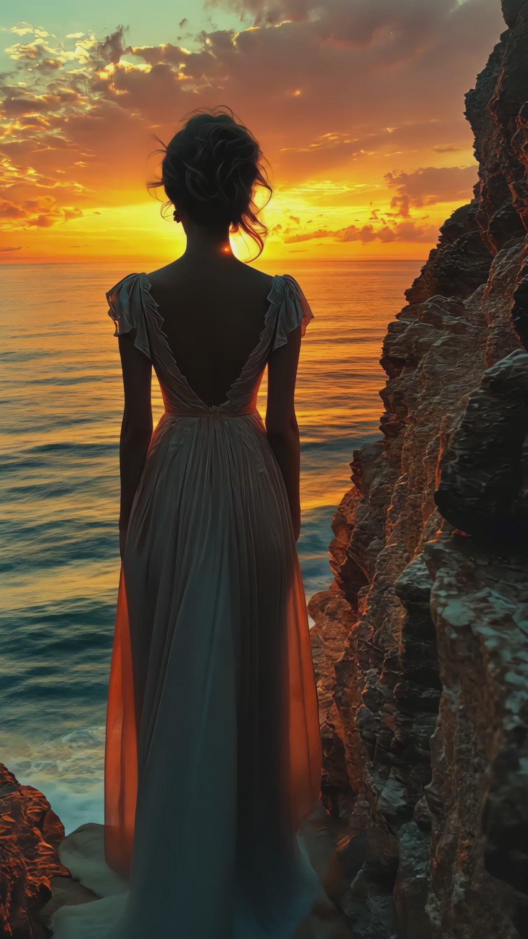 A white PyraMist Essential Oil Diffuser with a pyramid-inspired design, featuring a clear tank on top with a LED light.